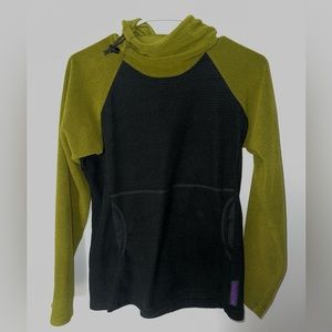 Melanzana microgrid hoodie women's small